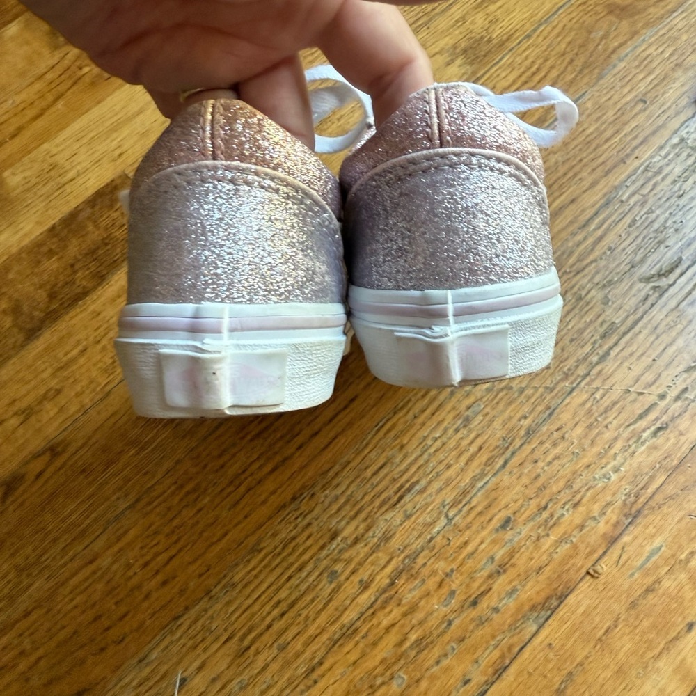 Vans Old Skool Girls Glitter Sneakers Orchid Powder Pink sz: 13 - Picture 3 of 6